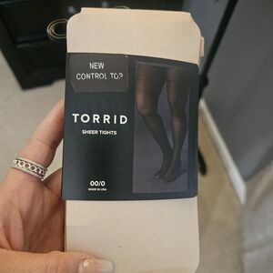 Torrid Black Sheer Tights